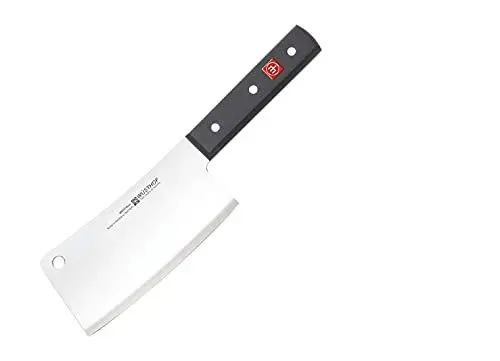 Produktbild: Wüsthof 1129500916 Classic Klassischer 15,2 cm Hackbeil, Hochkohlenstoff-Edelstahl Kunststoff, Schwarz