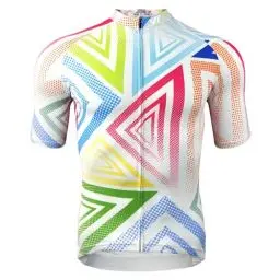 Produktbild: Wulibike Fahrradtrikot Herren Kurzarm Rennrad Trikot Radtrikot Fahrradbekleidung für Männer Weiß L
