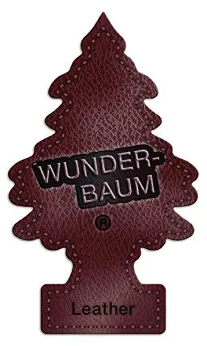 Produktbild: WUNDER-BAUM Auto-Lufterfrischer I Anhänger für langanhaltenden Duft im Auto oder zu Hause I Echtleder, 1 Stück