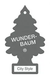 Produktbild: WUNDER-BAUM Auto-Lufterfrischer | Anhänger für langanhaltenden Duft im Auto oder zu Hause | City Style | 1 Stück