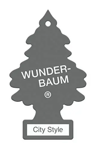 Produktbild: WUNDER-BAUM Auto-Lufterfrischer | Anhänger für langanhaltenden Duft im Auto oder zu Hause | City Style | 1 Stück