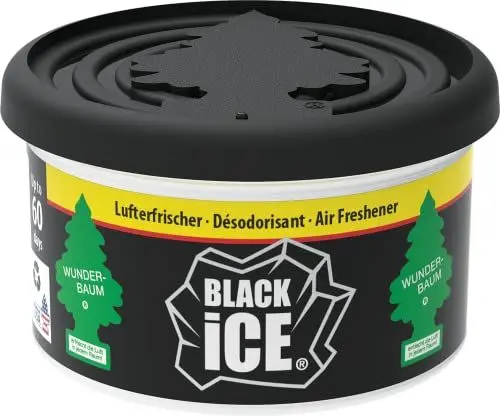 Produktbild: WUNDER-BAUM Duftdose I Langanhaltender Duft im Auto oder zu Hause I Black Ice I 1 Stück
