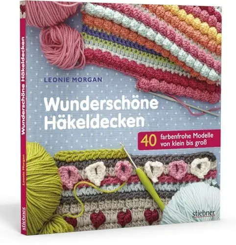 Produktbild: Wunderschöne Häkeldecken. 40 farbenfrohe Modelle: 40 farbenfrohe Modelle von klein bis groß