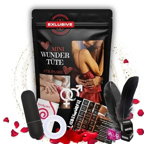 Produktbild: Wundertüte Sex für Sie und Ihn MINI Erotik LIMITED EDITION Verwöhnpaket für Erwachsene Überraschungsbox Paare Sex Spielzeug für Männer und Frauen SEXY WOCHENENDE