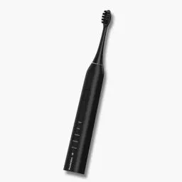 Produktbild: WunderZahn Elektrische Schallzahnbürste Clean Pro ALL BLACK 100 Tage risikofrei testen | Smarter 2 Min.-Timer | 3x Bürstenkopf | Zahnbürste mit 5 Putzprogrammen | 6 Wochen Akku