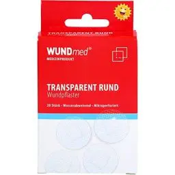 Produktbild: Wundmed Wund-Pflaster rund transparent 2,5 cm, 20 St. Pflaster