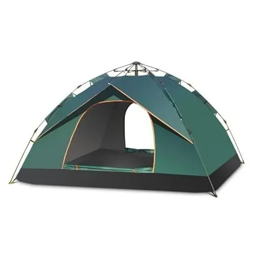 Produktbild: Wurfzelt 2 Personen Wasserdicht 1 Person Ultraleicht Zelt Tent Camping Bikepacking Pop Up Sofortzelt Kuppelzelt Winddicht Campingzelt Abnehmbare Außenplane