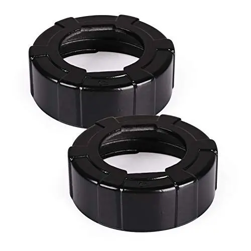Produktbild: Wurstkartuschenpistole, Aluminium-Frontkappe, langlebige Wurstkartuschenpistole, Aluminium-Frontabdeckung (schwarz, 2 Stück)