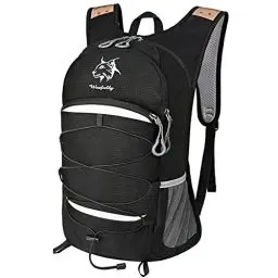 Produktbild: Wuzfully Fahrradrucksack Damen Herren Wasserdicht Leicht Atmungsaktiv Outdoor Wandern Radfahren 25L Schwarz