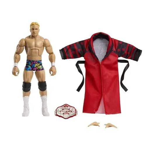Produktbild: WWE HKN84 - WWE Actionfiguren | WWE Elite „Stunning“ Steve Austin Figuren mit Zubehörteilen | Geschenke zum Sammeln