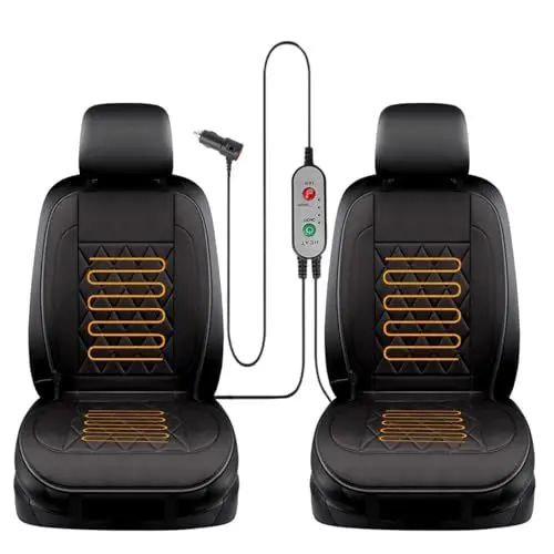 Produktbild: WXJHNYBS 12v Sitzauflage Auto Heizung, 12v/24v,3 Heizstufen Auto Sitzaufleger Bequem und Warm Fahrersitz Auflage Passend für Fahrersitz,ZweiSitze