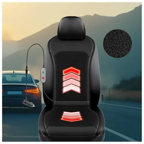 Produktbild: WXJHNYBS Sitzheizung, 3 Heizstufen,Stromschutz Sitzheizung 12v rutschfest,Warm Auto Sitzbezüge Zum Fahren Geeignet 1 Stück