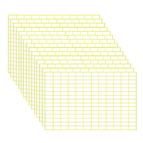 Produktbild: WYAN 2700 Stück Kleine Klebeetiketten und abnehmbare weiße Selbstklebend Klebeetiketten für Flaschen, Aktenordner, Glasboxen, Schule, Büro,Küche(9 * 13mm)
