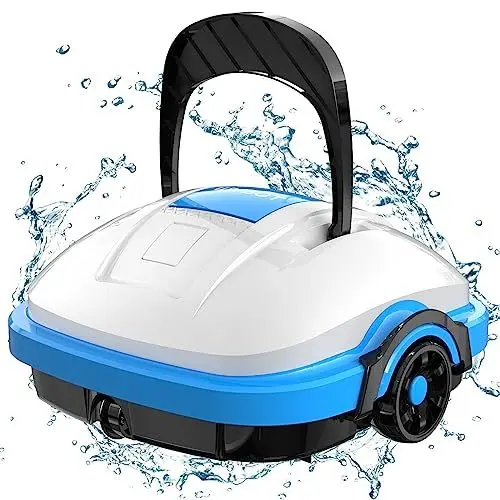 Produktbild: WYBOT Poolroboter, Poolsauger Akku mit Dual-Motor, Selbstparken, Starke Saugkraft, Automatische Poolreiniger für Aufstell-/Einbauschwimmbecken bis 50m²