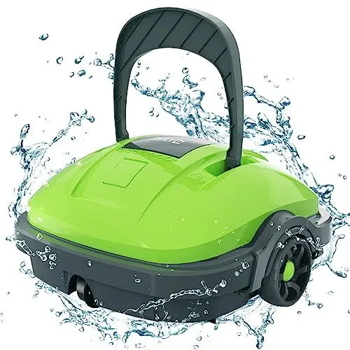 Produktbild: WYBOT Poolroboter, Poolsauger Akku mit Dual-Antriebsmotoren, Automatisches Parken, Automatische Poolreiniger für Pools bis 50 m² Grundfläche