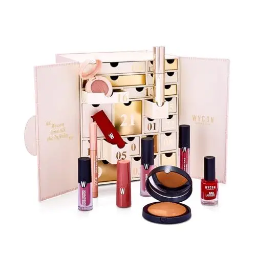 Produktbild: WYCON Cosmetics A Beauty Tale Adventskalender 2024 mit 24 Premium-Beauty-Produkten in voller Größe, Geschenkidee