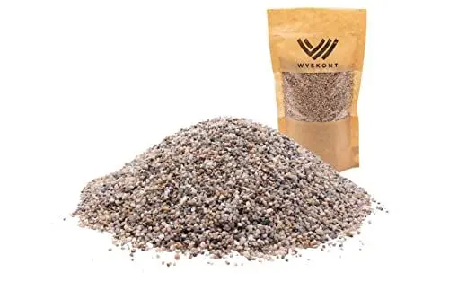 Produktbild: WYSKONT Aquarium Kies - Aquariumsand 1 kg- Aquarium Deko - Kieselsteine - Zierkies - Flusskies - Deko Sand - Kieselsteine Garten - Aquarium Bodengrund - Terrarium Sand - Aquariensand 1-3 mm