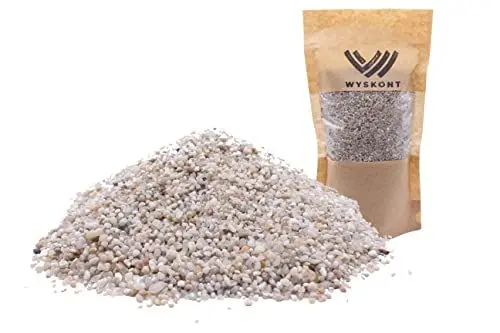 Produktbild: WYSKONT Aquarium Kies - Aquariumsand 1 kg - Aquarium Deko - Kieselsteine - Zierkies - Flusskies - Deko Sand - Kieselsteine Garten - Aquarium Bodengrund - Terrarium Sand - Aquariensand 1-3mm