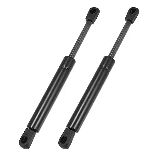 Produktbild: X AUTOHAUX 1117690 2 x Gasdruckfedern Gasfeder Heckklappe Dämpfer Motorhaube Stoßdämpfer Kohlefaser Muster Gasdruckdämpfer für Ford Mondeo MK3 2000-2007 Schwarz