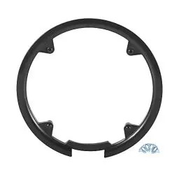 Produktbild: X AUTOHAUX 42 Zähne 10,4 cm 4 Löcher Fahrrad Kurbelgarnitur Kettenradabdeckung Schutz Kettenrad Schutzhülle Schwarz