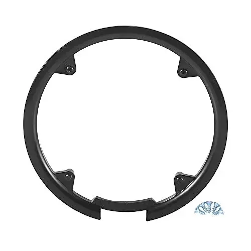 Produktbild: X AUTOHAUX 42 Zähne 10,4 cm 4 Löcher Fahrrad Kurbelgarnitur Kettenradabdeckung Schutz Kettenrad Schutzhülle Schwarz