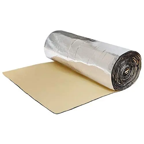 Produktbild: X AUTOHAUX Auto Dämmmatte 5mm 6.46sqft Schallschutzmatte Wärme Schalldämmungsmatte Schallschutz für Kfz 60cm x100cm