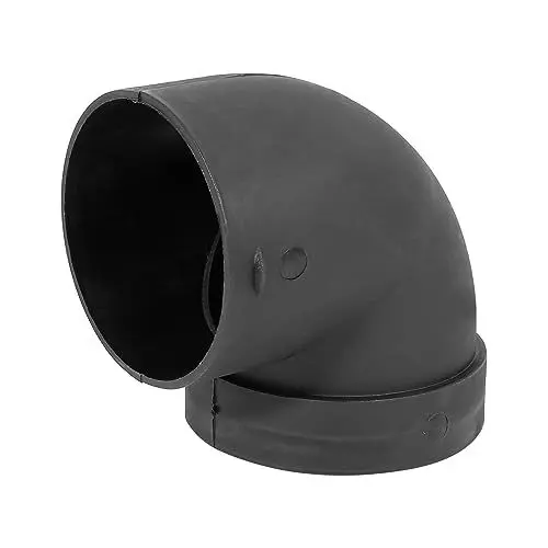 Produktbild: X AUTOHAUX Auto Heizung Warm Luftkanal Rohr Bogen Auslassanschluss Plastik 75mm