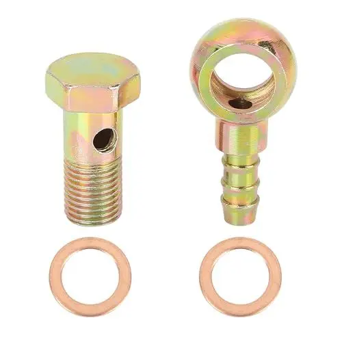 Produktbild: X AUTOHAUX Hohlschraube 12mm Motorrad Bremse Banjo Hohlschrauben Fittings Bolt Washer Kit M12x1,25