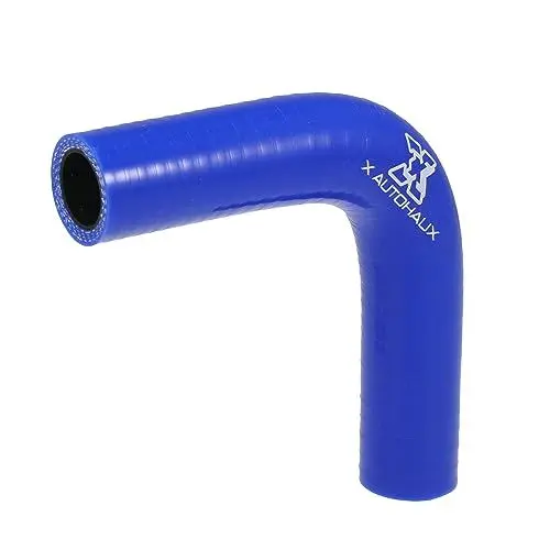 Produktbild: X AUTOHAUX Silikonbogen 90°Grad Silikon-Ladeluftschlauch ID 19mm Schlauchkupplung für Ladeluftkühlerrohr Silikonschlauch