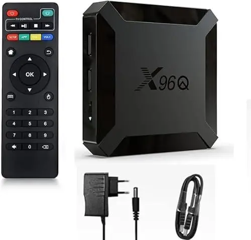 Produktbild: X96, Q 2 GB RAM und 16 GB ROM, Android TV-Box, Media Player, hohe Qualität (Android 11.0) mit Fernbedienung und HDMI-Kabel, Multimedia-Player, 4 K TV-Box