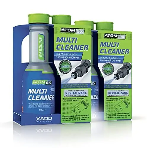 Produktbild: XADO 2er Set für Kraftstoffreinigung/Injektoren Reiniger - 2X Multi Cleaner Benzin Kraftstoffsystem