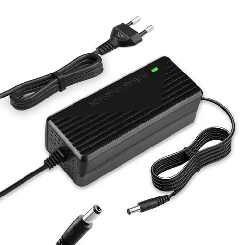 Produktbild: Xahpower 42V E Scooter Ladekabel, Netzteil Ladegerät Kompatibel mit GOTRAX GXL V2 G2 G3 Glider XR Elite XR Ultra Hiboy S2 36V Akku Elektroroller E-Bike, DC 5.5 mm * 2.5 mm Anschluss