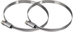 Produktbild: Xavax 2er Set Schlauchschellen mit Schneckenantrieb, Spannbereich 90 - 110 mm, Bandbreite 9 mm