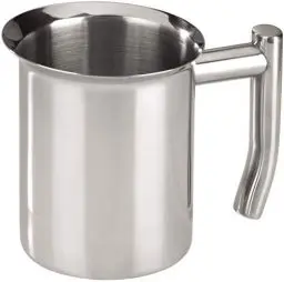 Produktbild: Xavax Milchkännchen zum aufschäumen von Milchschaum, Edelstahl, Silber, 400 ml