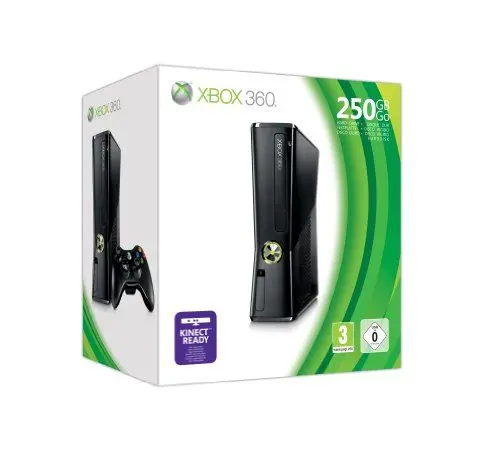 Produktbild: Xbox 360 - Konsole 250 GB (schwarz)