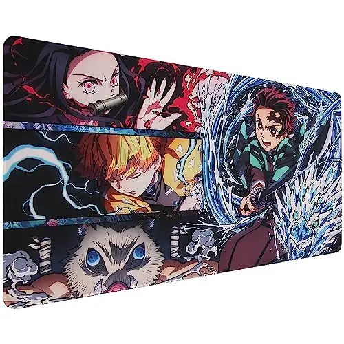 Produktbild: Xcosmic XXL Gaming Mouse Mat(900 x 400 mm) Large Mouse & Keyboard Mouse Pad,Special Surface to Improves Precision and Speed Anime Mauspad,Non-Slip Rubber Base Desk Mat(DE03-cut)