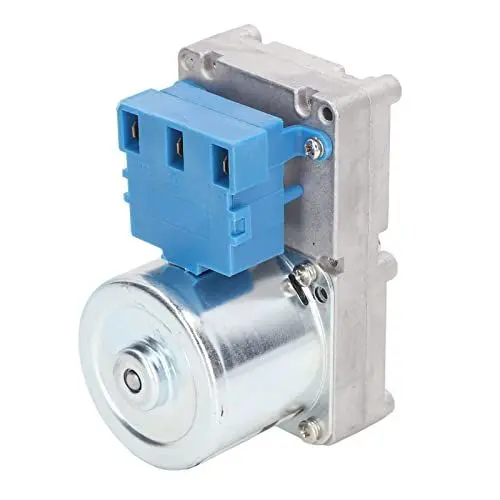 Produktbild: Getriebemotor, Schneckenvorschubmotor Motor Federwiege Elektrisch Schneckengetriebemotor Pelletofen Spiralmotor Vorschubmotor für Holzkohleofen Elektrischer Kamin (2 U/Min)