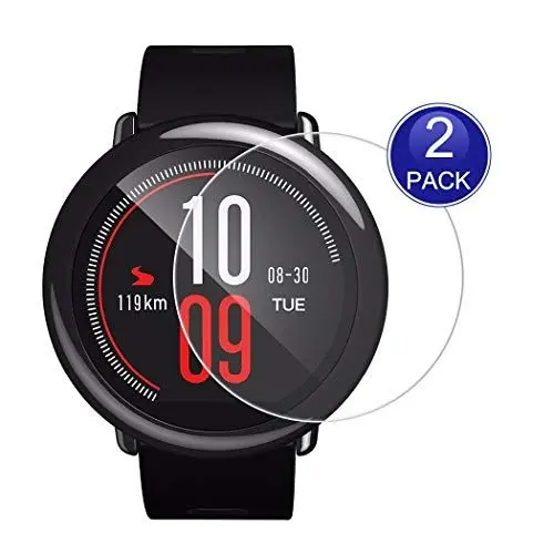 Produktbild: X-Dision (2 Stück) HD Displayschutzfolie Kompatibel mit Xiaomi Mi Amazfit, 0,26 mm HD Schutzfolie, 9H Glas Schutzhülle, Anti-Kratz und Anti-Fingerabdruck, mehr Schutz