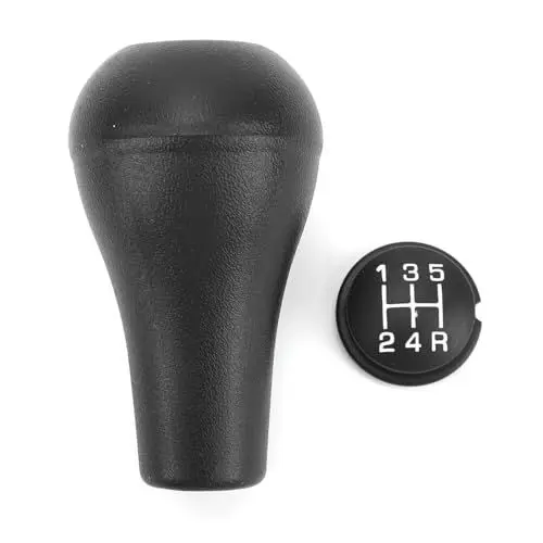 Produktbild: Xeamotor Schaltknauf für Schaltgetriebe, ergonomischer Auto-Hebelgriff, Schaltkopf für Wrangler 1997 bis 2006, OEM-Nr. 52104174