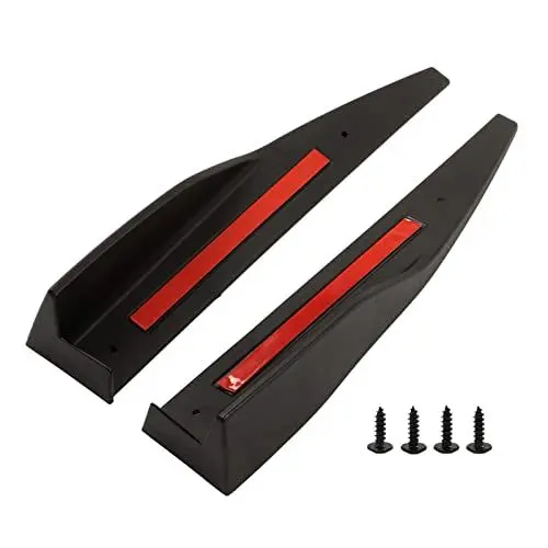 Produktbild: Seitenschweller-Diffusor-Splitter, Winglet-Flügel, 2-teiliger Seitenschweller-Spoiler, Linker Rechter Flügel, Karosserie-Set, Ersatz für Mustang Roush 2015 Bis 2019