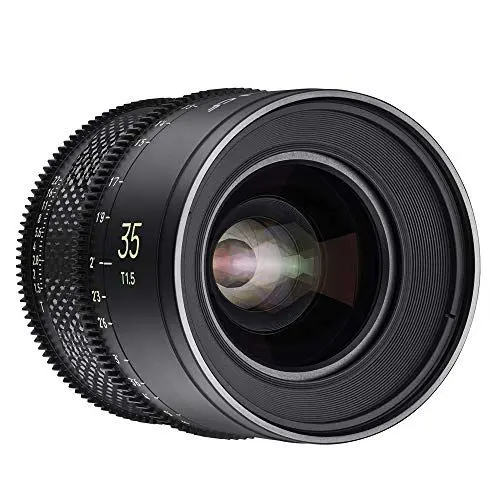 Produktbild: XEEN CF Cinema 35mm T1,5 Sony E Mount Vollformat – professionelles Cine-Objektiv – Carbon Linsenzylinder – extrem kompakt und besonders leicht, schwarz, 22858