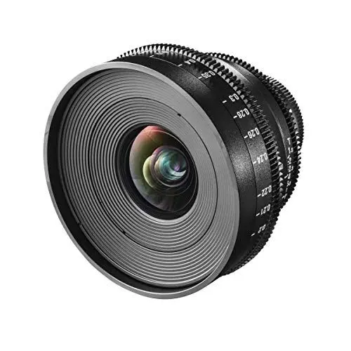 Produktbild: XEEN Cinema 20mm T1,9 Canon EF Vollformat Objektiv MF Cine Video Lens für hohe Auflösungen mit Follow Focus Zahnkränze