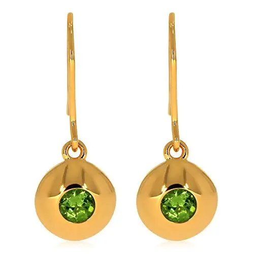Produktbild: Ohrhänger mit Peridot ca. 0,6 ct. vergoldet