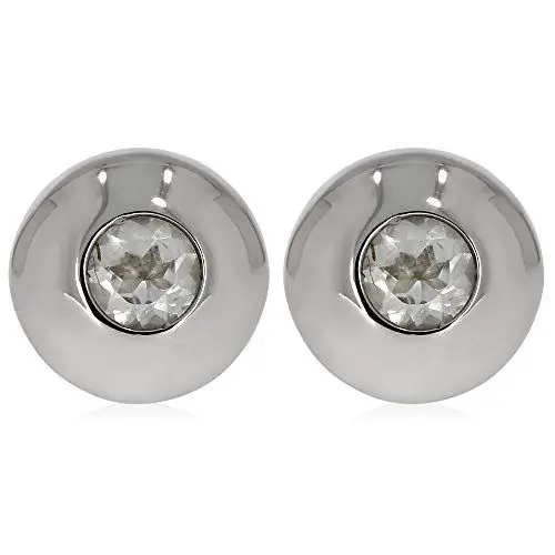 Produktbild: XEN Ohrstecker mit Weißtopas ca. 0,6 ct. rhodiniert
