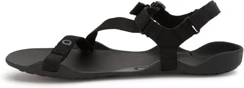 Produktbild: Xero Shoes Herren Z-Trek Sandalen | Null Spreizung, breite Zehenbox, leichte und verpackbare Sportsandalen für Herren | Schwarz, Größe 41 EU
