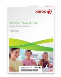 Produktbild: Xerox Premium NeverTear Kunststoffpapier 003R98092 - A4 210 x 297 mm, 262 g/m² - Spezialpapier für Laserdrucker und Kopierer - 100 Blatt - Weiß