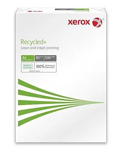 Produktbild: Xerox Recycled+ Papier 003R91912 - DIN A4 80 g/m² - Kopierpapier für Laserdrucker und Kopierer - aus 100% Altpapier - 500 Blatt - weiß