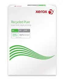 Produktbild: Xerox Recycled Pure Papier 003R98104 - DIN A4 80 g/m² - Kopierpapier für Laserdrucker und Kopierer - aus 100% Altpapier - 500 Blatt - weiß