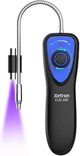 Produktbild: Xetron CLD100 lecksuchgerät kältemittel<strong>R32 R134a R410a R22:</strong>  Klimanalage Lecksuche mit UV-Lampen,Kälteanlage 6g/yr mit hoher Empfindlichkeit für CFCs HCFCs HFCs HFOs