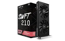 Produktbild: XFX Speedster SWFT 210 Radeon RX 6600 CORE Gaming Grafikkarte mit 8GB GDDR6 HDMI 3xDP, AMD RDNA™ 2 (RX-66XL8LFDQ)